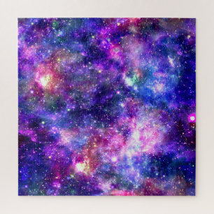 Galaxy Night Print Cosmic Design Puzzle