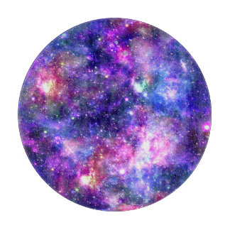 Galaxy Night Print Cosmic Design Schneidebrett