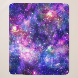 Galaxy Night Print Cosmic Design Sherpadecke