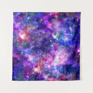 Galaxy Night Print Cosmic Design Wandteppich
