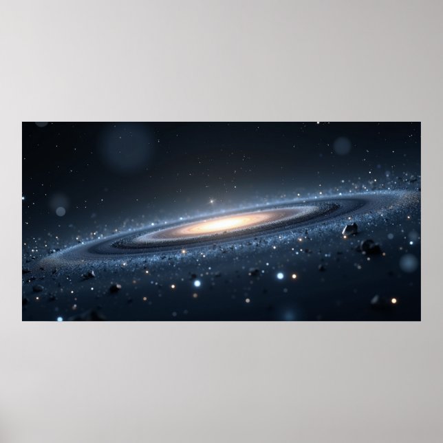 Galaxy Night Sky Wall Art – Deep Space  Poster (Vorne)