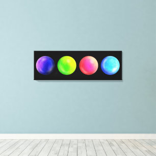 Galaxy Orb Quartett - Landschaft Canvas Print Leinwanddruck