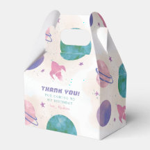 Galaxy Outer Space Girl Danke zum Geburtstag