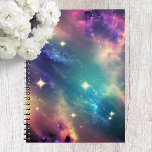 Galaxy Outerspace Notizbuch Notizblock