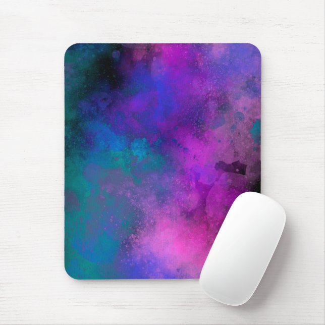 Galaxy Paint-Spritzer-Effekt Mousepad (Mit Mouse)