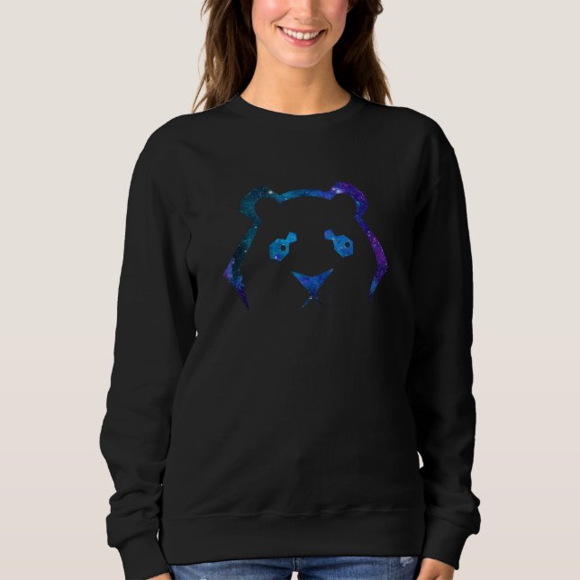 Galaxy Panda Sweatshirt (Vorderseite)