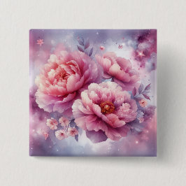 Galaxy Peony Button
