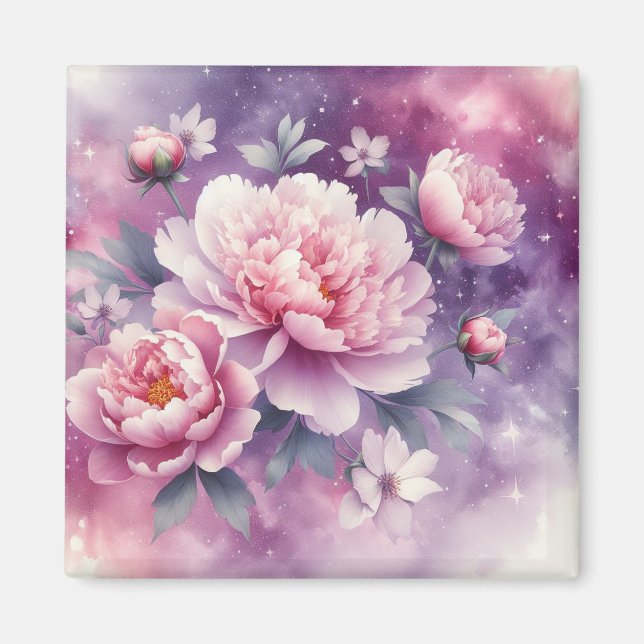 Galaxy Peony Magnet (Vorne)