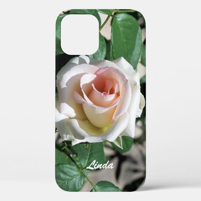 Galaxy Phone Case White Rose (Rückseite)