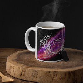 Galaxy Pink Cancer Constellation Zodiac Sign Kaffeetasse