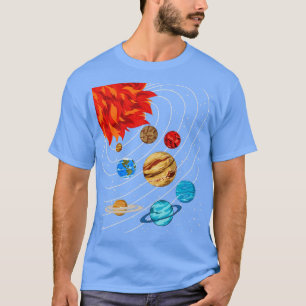 Galaxy Planets Astronomie Weltraumwissenschaft Son T-Shirt
