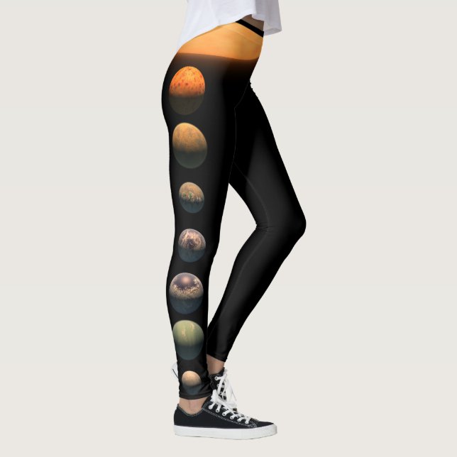 Galaxy Planets Leggings (Rechts)
