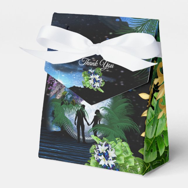 Galaxy-Portal-Hochzeit Geschenkschachtel (Vorderseite)