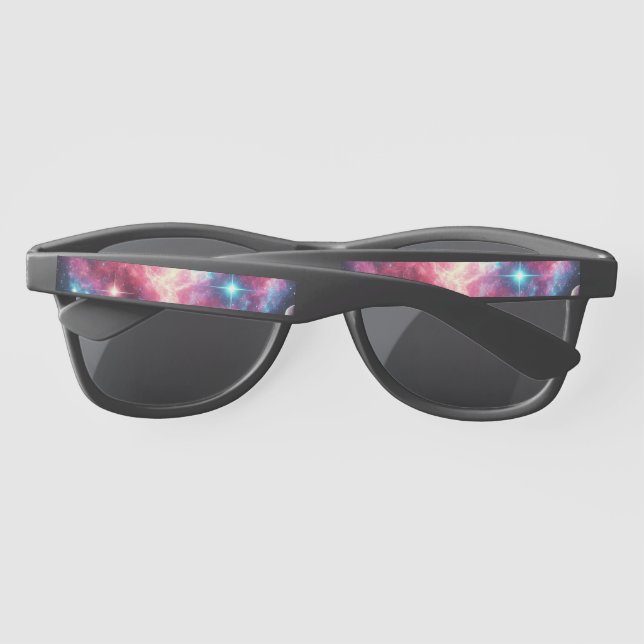 Galaxy Print Plastic Sonnenbrille (Rückseite)