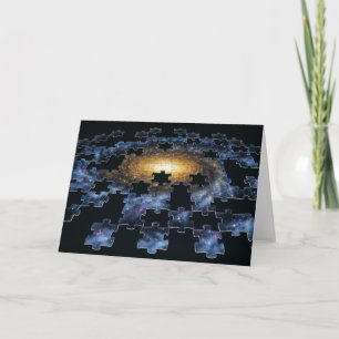 Galaxy-Puzzle-Karte Karte