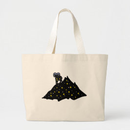 Galaxy Ram Symbol Tote – Bold Astrology Identity Jumbo Stoffbeutel