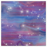 Galaxy rosa sch&#246;nes n&#228;chtliches Sternenhimmel Stoff
