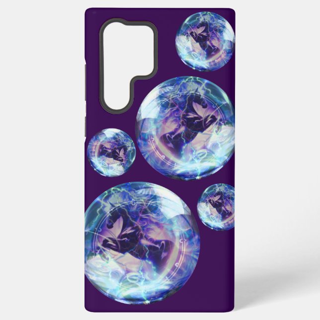 Galaxy S22 Ultra Lila Phone Case Samsung Galaxy Hülle (Rückseite)