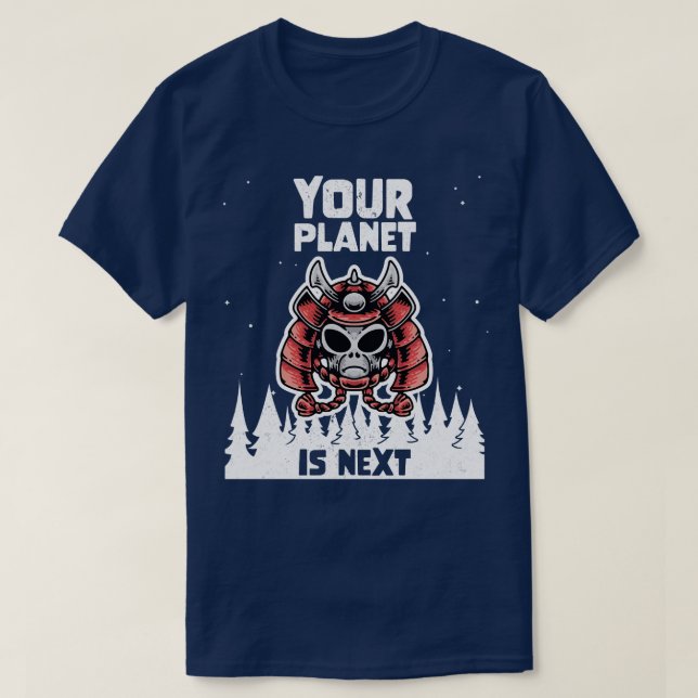 Galaxy Science Space Lover Your Planet ist der näc T-Shirt (Design vorne)