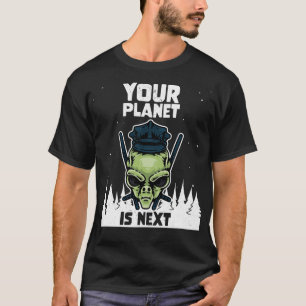 Galaxy Science Space Lover Your Planet ist der näc T-Shirt