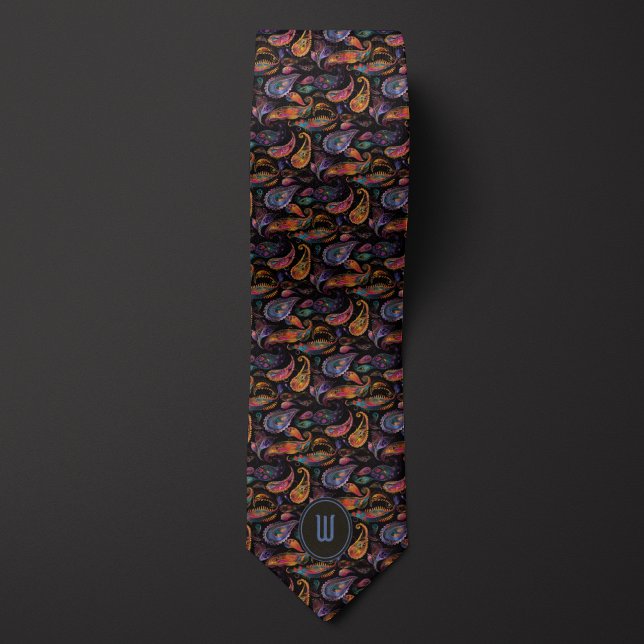 Galaxy Skies Paisley Krawatte (Von Creator hochgeladen)