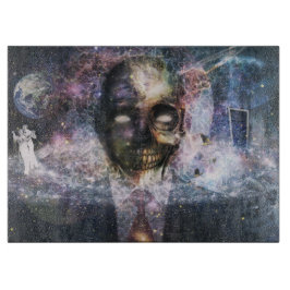 Galaxy Skull Schneidebrett