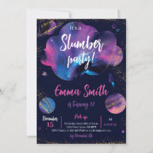 Galaxy Slumber Party Black