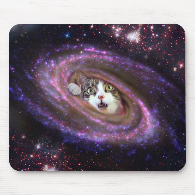 Galaxy Space Cats LOL Mousepad (Horizontal) (Vorne)
