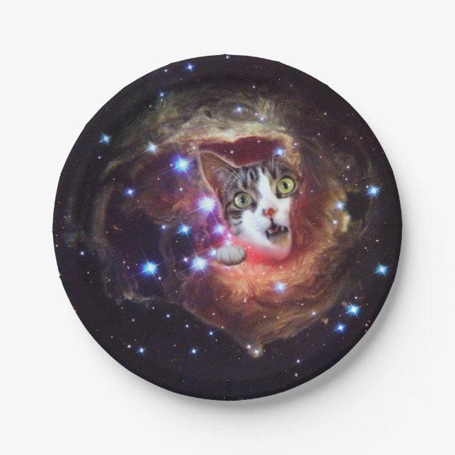 Galaxy Space Cats Paper Teller 7" (Vorderseite)