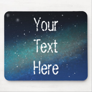 Galaxy Space Nebula Night Sky Personalisiert Mousepad