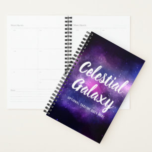 Galaxy Space Stars Ultra-Violet-Lila Nebel Planer
