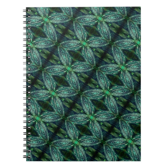 Galaxy Spiral Notebook Notizblock (Vorderseite)