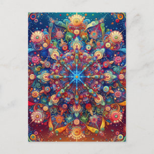GALAXY STAR FEIERTAGSPOSTKARTE