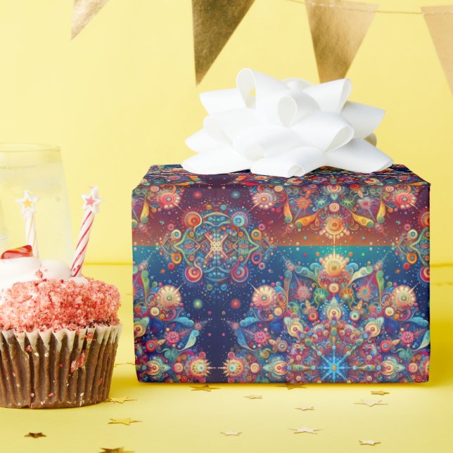 GALAXY STAR GESCHENKPAPIER (Geburtstagsparty)