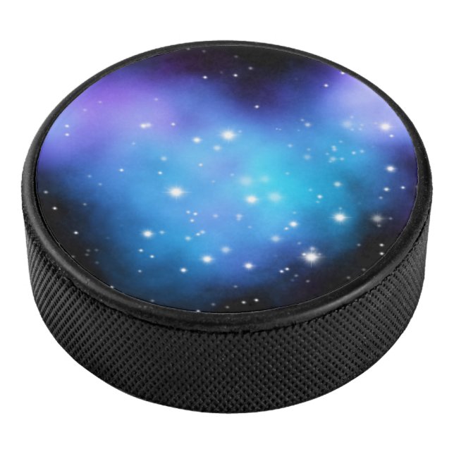Galaxy Starlight Space Clouds Eishockey Puck (3/4)