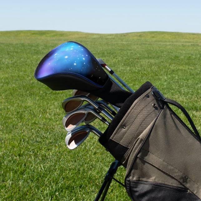 Galaxy Starlight Space Clouds Golf Headcover (In SItu)