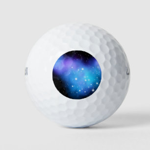 Galaxy Starlight Space Clouds Golfball