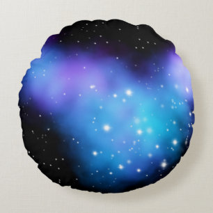 Galaxy Starlight Space Clouds Rundes Kissen