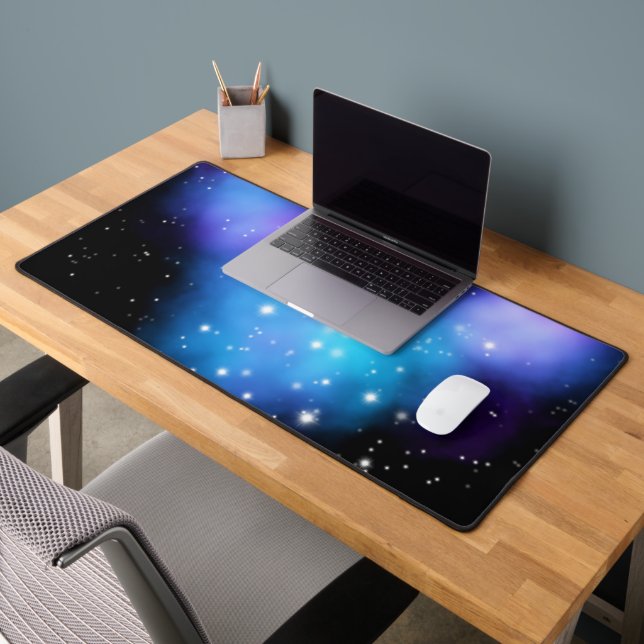 Galaxy Starlight Space Clouds Schreibtischunterlage (Büro 2)