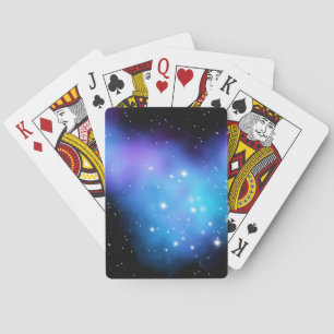 Galaxy Starlight Space Clouds Spielkarten