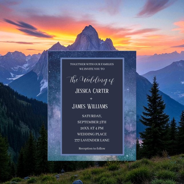 Galaxy Starry Night Outer Space Universe Wedding (Von Creator hochgeladen)