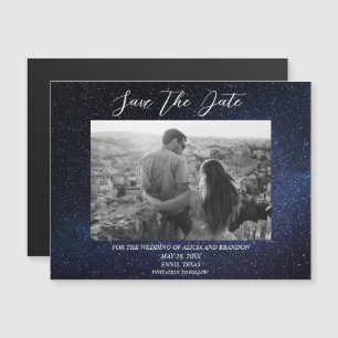 Galaxy Starry Night Stars Sky Wedding Magnet