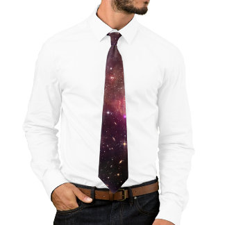 Galaxy Stars Nightsky Milky Way Space Neck Tie Krawatte