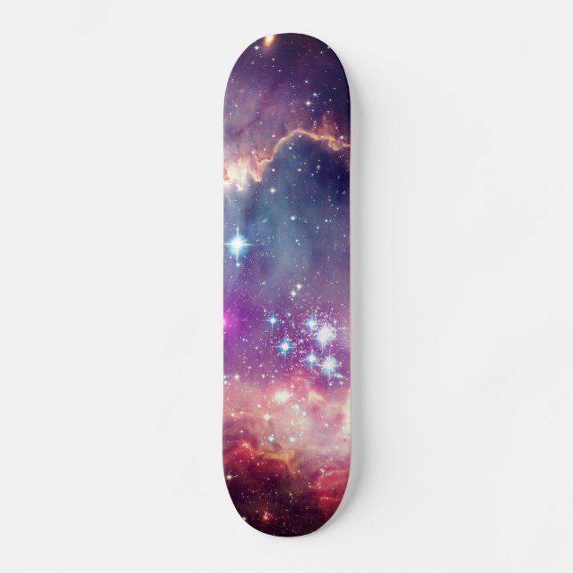 Galaxy Stars Weltraum Astronomie Coole Girls Skateboard (Vorderseite)