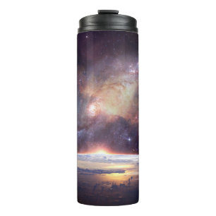 Galaxy Stern Unendlichkeit Kosmos dunkel Thermosbecher