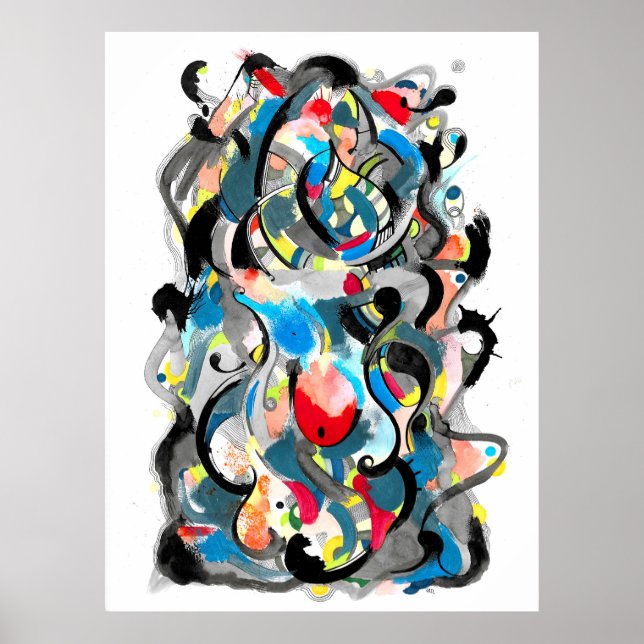 Galaxy Traumgemälde Poster (Vorne)
