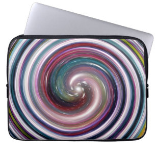 Galaxy Twirl Abstrakte Kunst Laptopschutzhülle