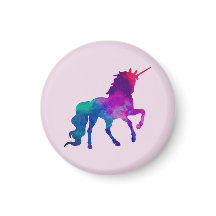 Galaxy Unicorn in Sky Colors of Blue and Purple, Z