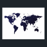 Galaxy Universe Stars Weltkarte Poster<br><div class="desc">Karte Die Welt mit Galaxie und Sternen unseres Universums zeigt Weltkarte Trend auf eine ganz neue Ebene! Ein tolles Geschenk für Reisende!</div>