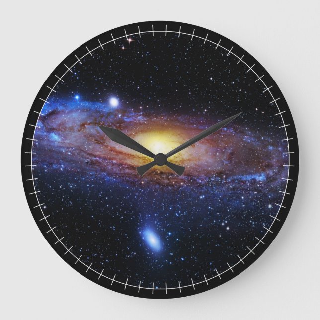 Galaxy Unknown Große Wanduhr (Vorderseite)